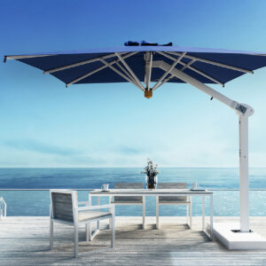 Ombrellone a palo laterale in alluminio